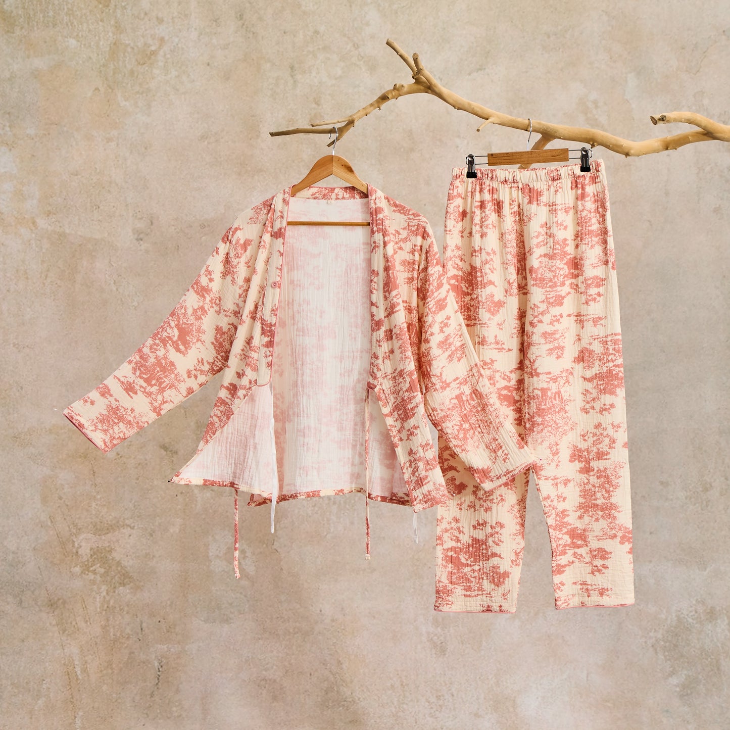 Refresh Cotton Gauze Kimono Pajama Set  - image 12