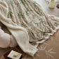 Ownkoti Zen Bamboo Leaf Reversible Sherpa Throw Blanket - image 9