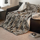 Ownkoti Jacquard Geometric Fleece Throw Blanket - image 5