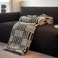 Ownkoti Jacquard Geometric Fleece Throw Blanket - image 4