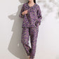 Ownkoti Peach Blossom Jacquard Ruffled Cotton Loungewear - image 1