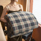 Ownkoti Classic Plaid Reversible Fleece Multi-Use Throw - Dusty Blue - Queen - image 46