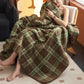 Ownkoti Classic Plaid Reversible Fleece Multi-Use Throw - image 13