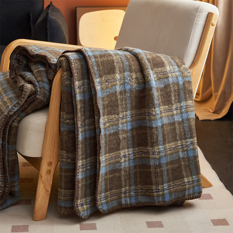 Ownkoti Classic Plaid Reversible Fleece Multi-Use Throw - image 43