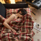Ownkoti Classic Plaid Reversible Fleece Multi-Use Throw - image 2