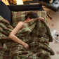 Ownkoti Classic Plaid Reversible Fleece Multi-Use Throw - image 10