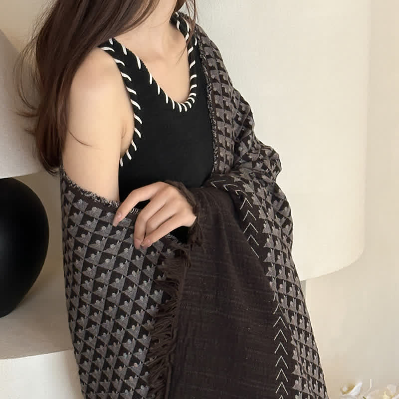 Ownkoti Vintage Cotton Jacquard Multi-Use Blanket - image 20