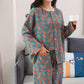Ownkoti Ginkgo Leaf Jacquard Cotton Loungewear Set - image 2