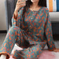 Ownkoti Ginkgo Leaf Jacquard Cotton Loungewear Set - image 0