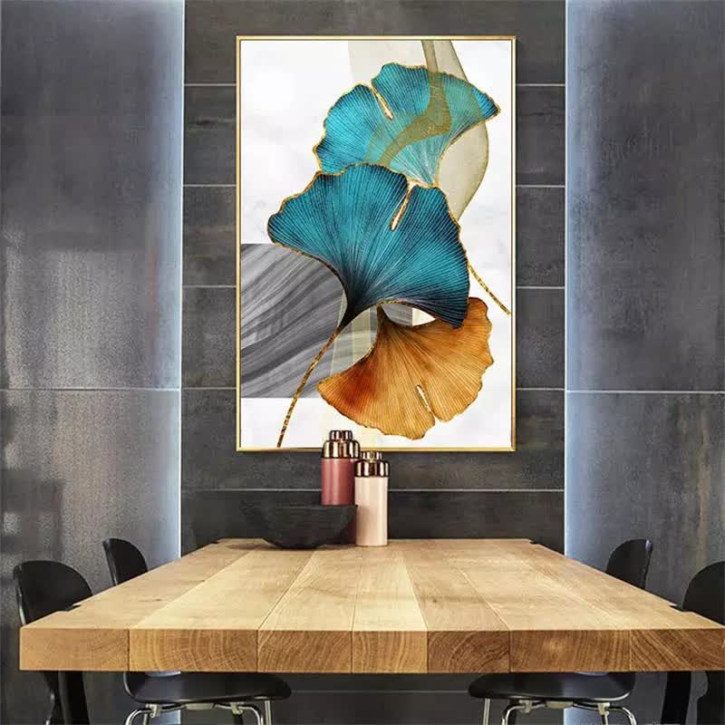 Ownkoti Luxurious Ginkgo Leaf Decorative Painting - image 5