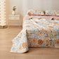 Ownkoti Cotton Quilted Garden Floral Coverlet - image 4