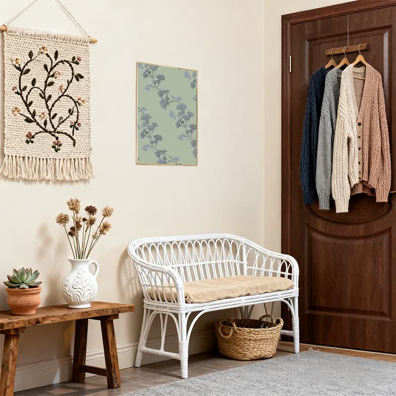 Ownkoti Ginkgo Leaf Inspired Decorative Painting - image 3