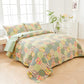 Ownkoti Patchwork Cotton Quilted Bedspread Set(3PCS) - image 2