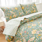 Ownkoti William Morris Floral Quilted Bedspread Set(3PCS) - image 3