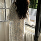 Ownkoti Blue Floral Long Sleeve Ruffled Nightgown - image 6