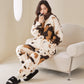 Ownkoti Artistic Print Fleece Loungewear Set - image 0