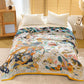 Ownkoti Luxurious Bird Floral Cotton Gauze Blanket - image 1