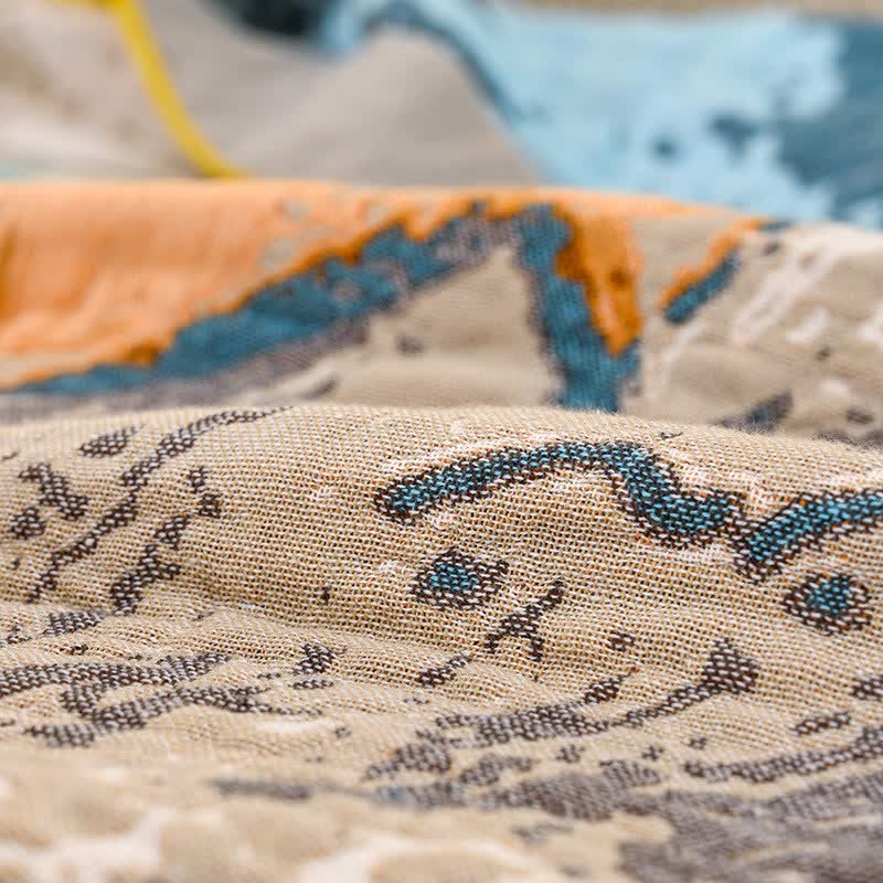 Ownkoti Impressionist Town Cotton Gauze Blanket - image 5