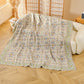 Elegant Vintage Floral Cotton Gauze Quilt - image 3