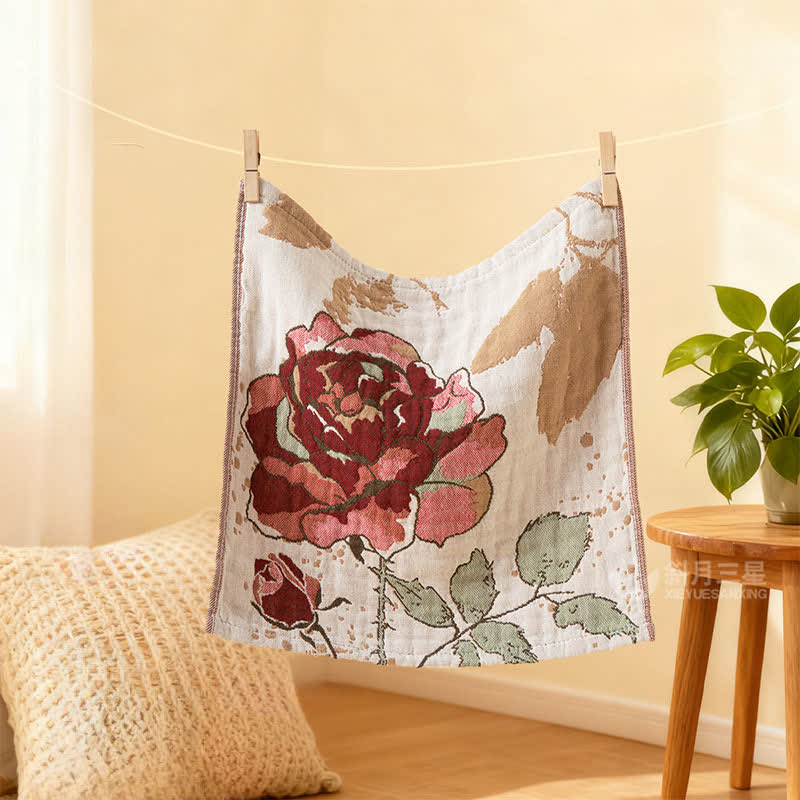 Ownkoti Elegant Floral Cotton Kitchen Absorbent Towel - image 5