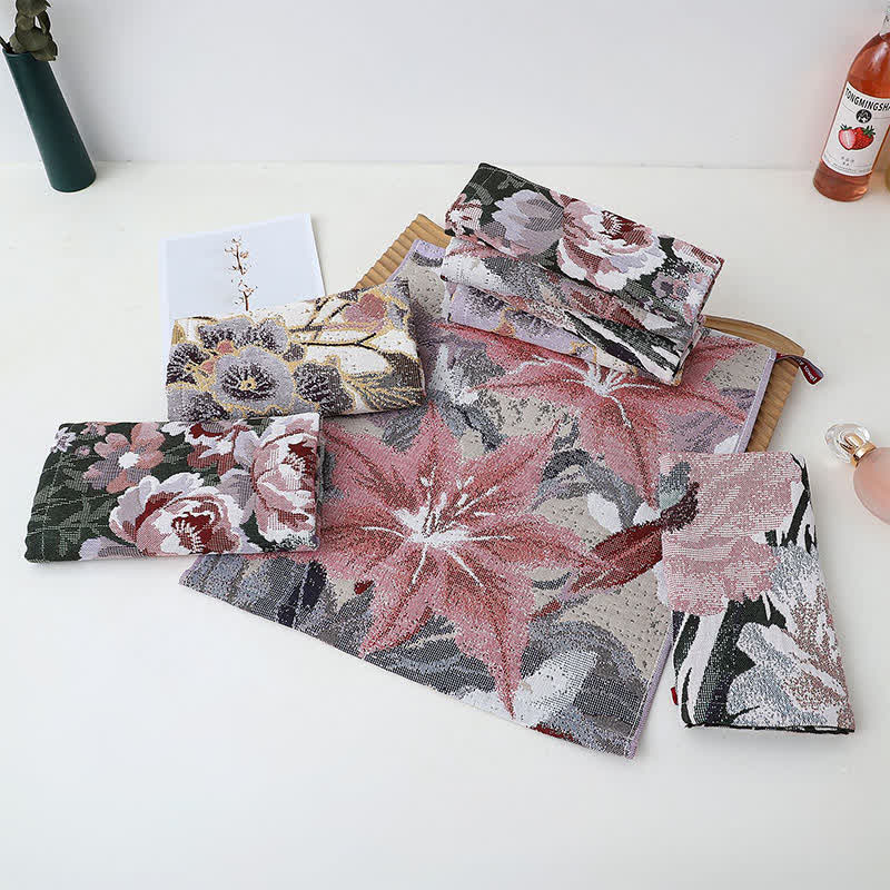 Ownkoti Luxurious Floral Cotton Kitchen Absorbent Towel - image 4