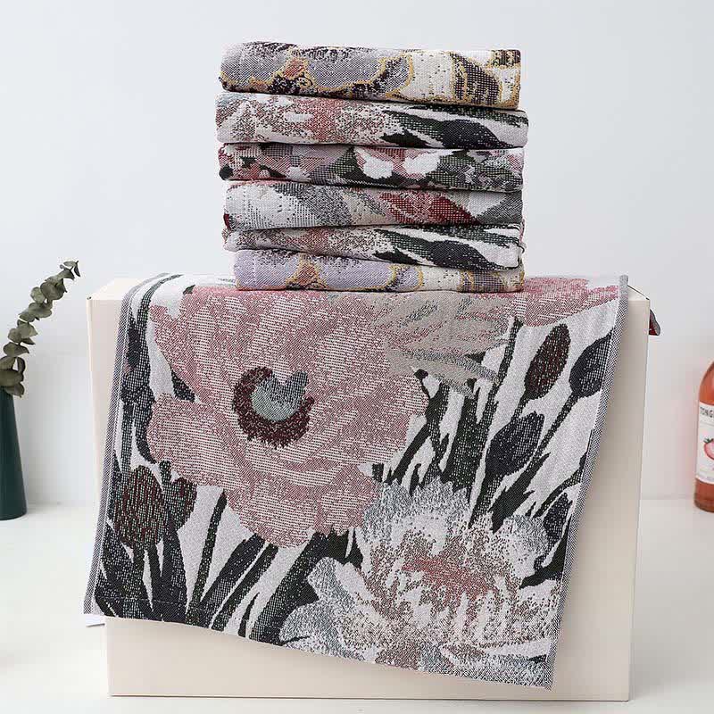 Ownkoti Luxurious Floral Cotton Kitchen Absorbent Towel - image 3