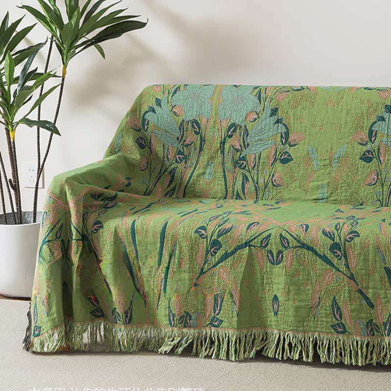 Ownkoti Lily Cotton Gauze Tassel Blanket - image 3