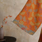 Ownkoti Orange Ginkgo Leaf Cotton Kimono Robe - image 5