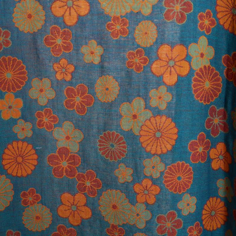 Ownkoti Vintage Floral Jacquard Cotton Kimono Robe - image 6