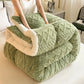 Ownkoti Jacquard Solid Color Comfy Fluffy Blanket - image 18