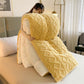 Ownkoti Jacquard Solid Color Comfy Fluffy Blanket - image 28