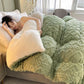 Ownkoti Jacquard Solid Color Comfy Fluffy Blanket - image 16