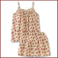 Red Floral Cotton Gauze Cami Pajamas - image 1