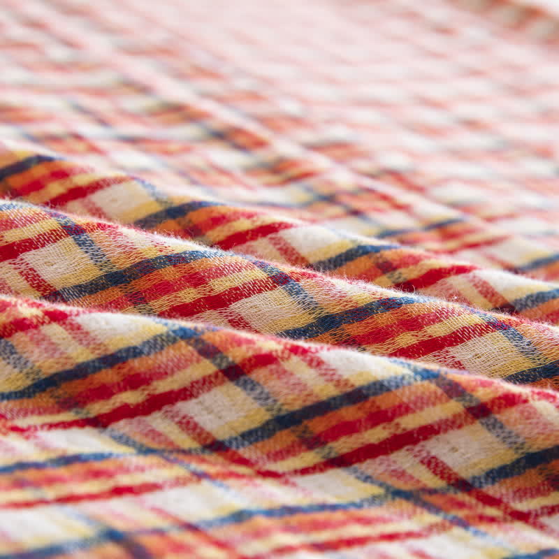 Ownkoti Cozy Plaid 100% Cotton Duvet Cover Set (3PCS) - image 7