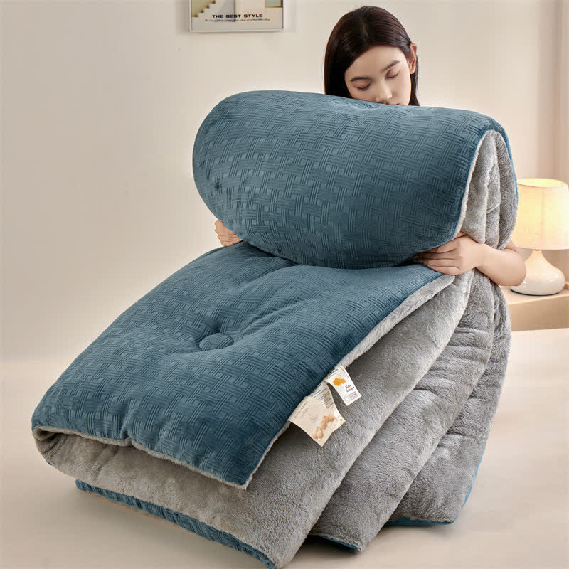 Ownkoti Plush Waffle Textured Sherpa Blanket - image 8