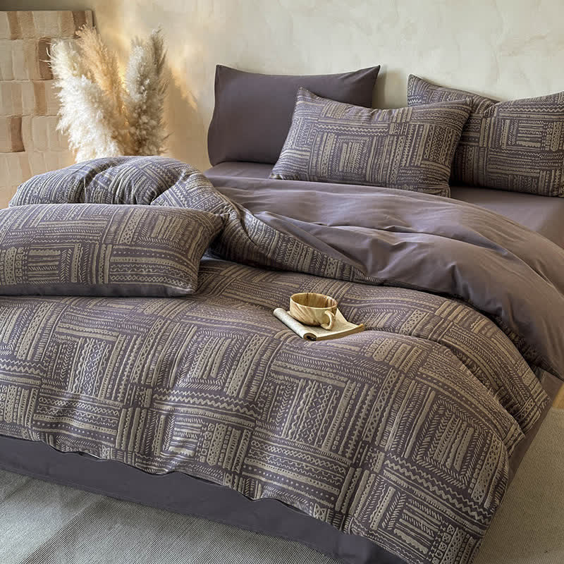 Ownkoti Bohemian Tribal Brushed Cotton 4-Piece Set - image 3