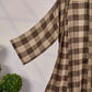 Ownkoti Classic Plaid Cotton Gauze Kimono Robe - image 10