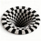 Ownkoti Black Hole 3D Checkered Rug - B - 55" x 55" - image 9
