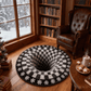 Ownkoti Black Hole 3D Checkered Rug - image 0