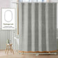 Solid Color Minimalist Tassel Shower Curtain - image 7