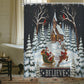 Christmas Snowy Night Shower Curtain - image 1