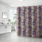 Peach Blossom Print Shower Curtain - image 1