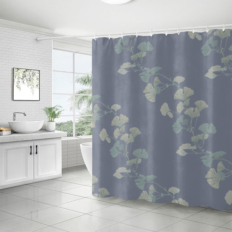 Ginkgo Leaf Print Shower Curtain - image 15