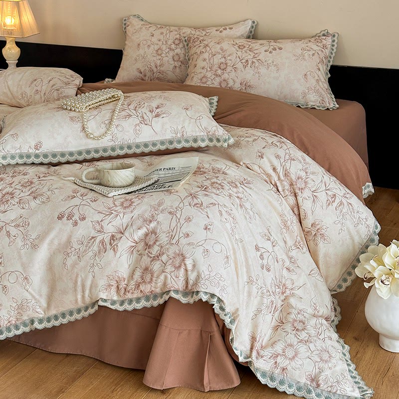 Ownkoti Pure Cotton Vintage Botanical Cotton Bedding - image 15