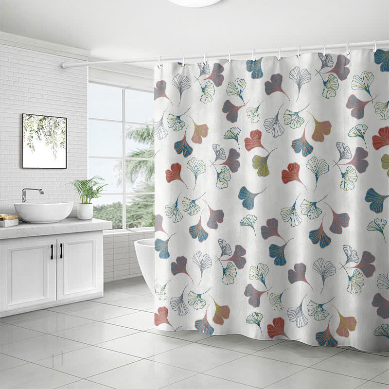 Elegant Ginkgo Leaf Shower Curtain - image 15