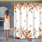Pumpkin Harvest Print Shower Curtain - image 3