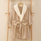 Matching Family Solid Plush Robe - Coffee - Child:150cm - image 16