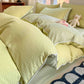 Minimalist Waffle Cotton Bedding Set - Light Green - King - image 9