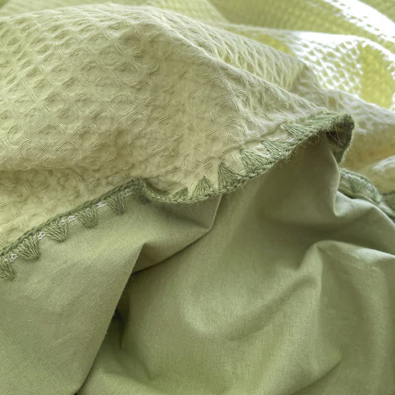 Waffle Textured Pure Cotton Bedding - image 9