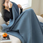 Solid Waffle Cotton Gauze Blanket - image 9